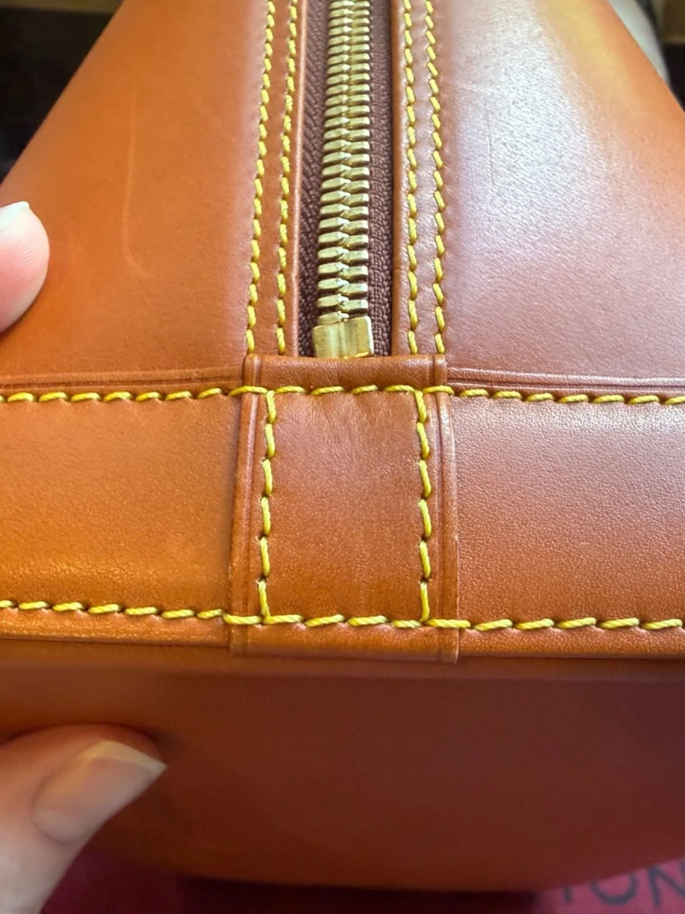 Louis Vuitton Alma PM in Caramel Nomade leather in mint condition